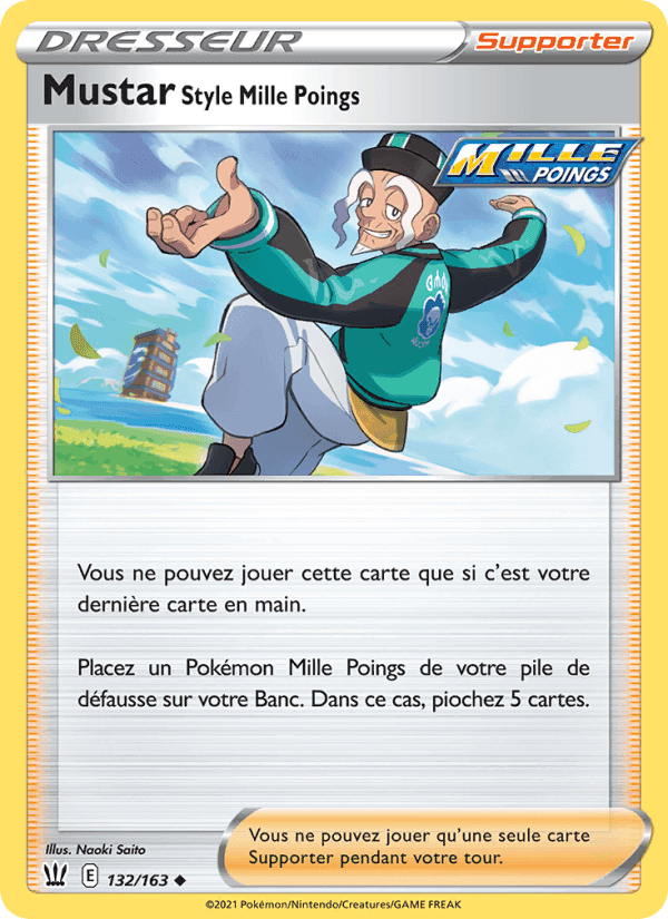 Mustar Style Mille Poings, carte 132 de Styles de combat