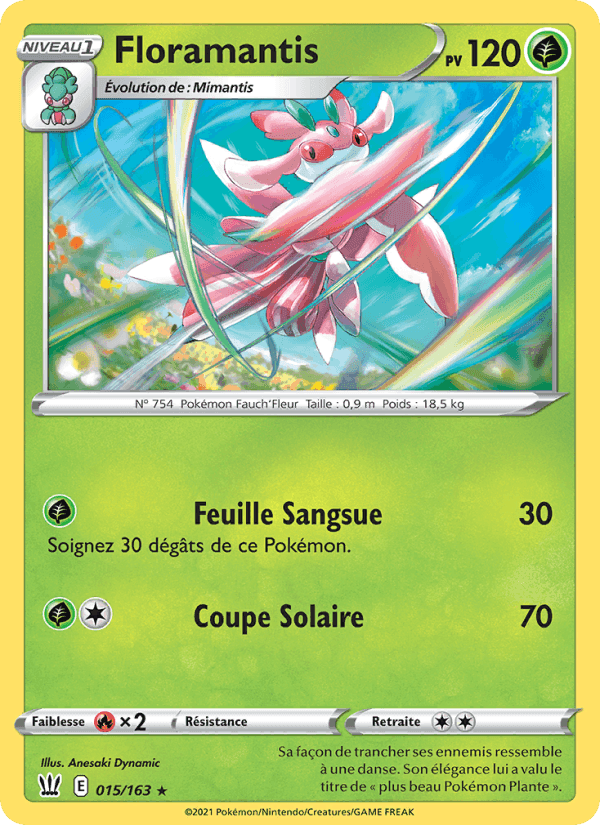 Floramantis, carte 15 de Styles de combat