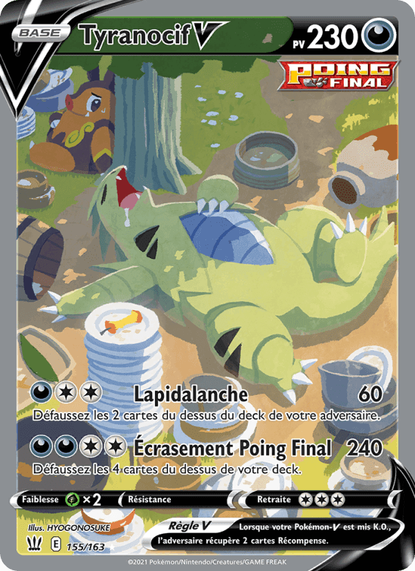 Tyranocif V, carte 155 de Styles de combat