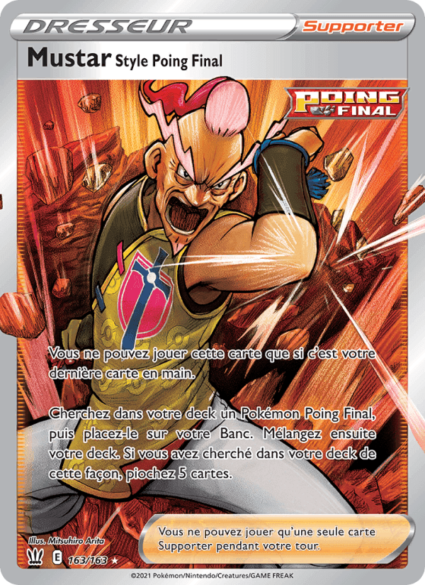 Mustar Style Poing Final, carte 163 de Styles de combat