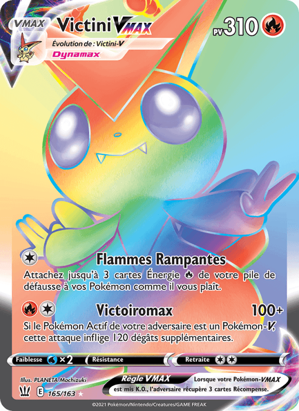 Victini VMAX, carta 165 de Styles de combat
