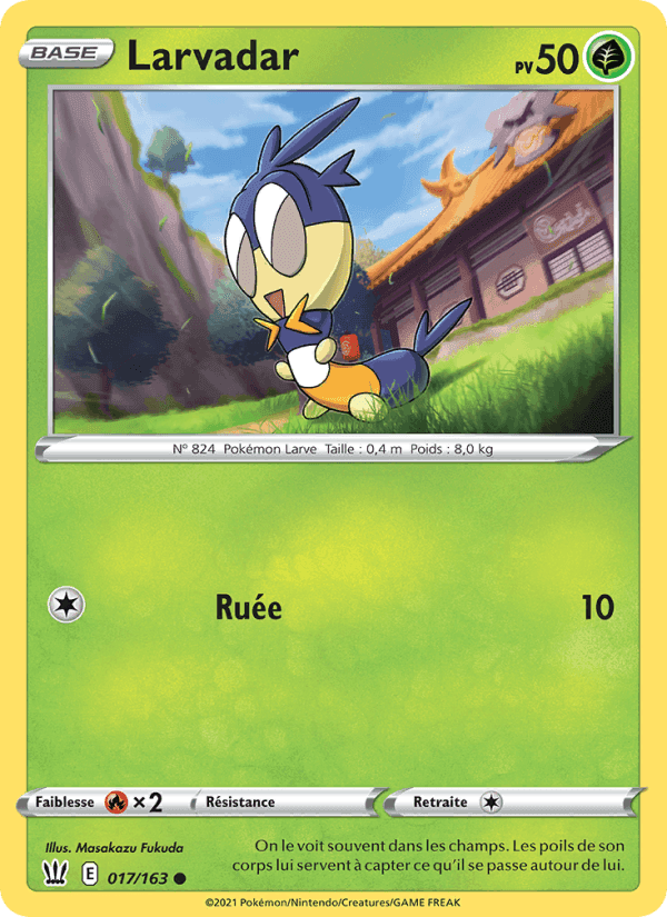 Larvadar, carte 17 de Styles de combat
