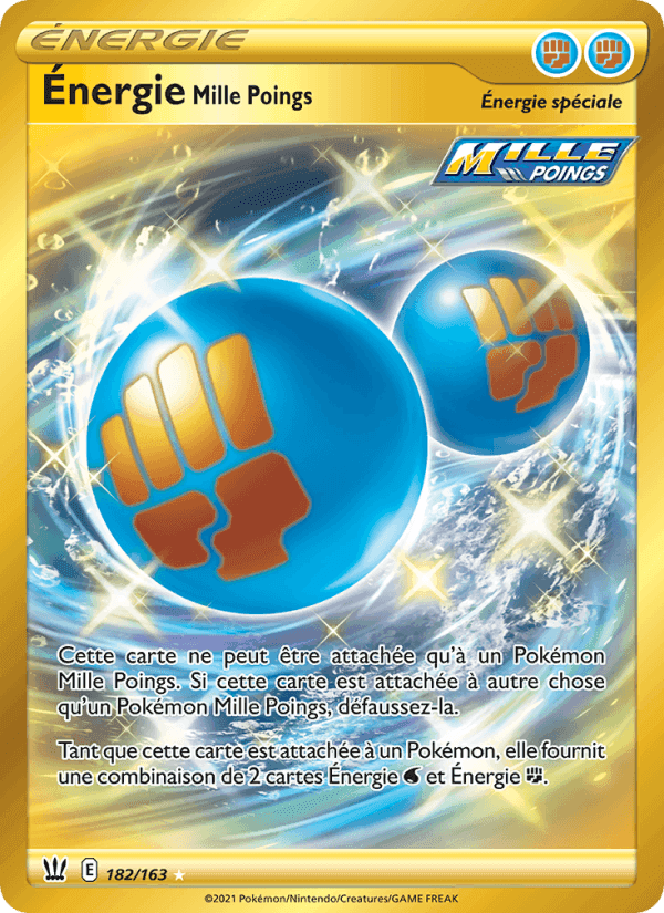 Énergie Mille Poings, card 182 from Styles de combat