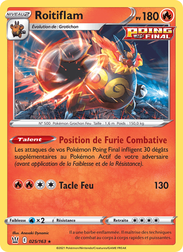 Roitiflam, carte 25 de Styles de combat