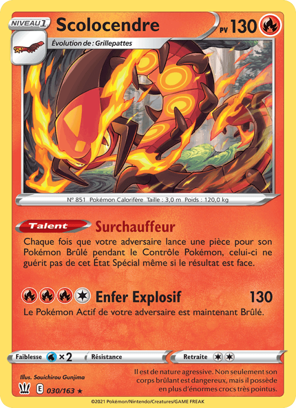 Scolocendre, card 30 from Styles de combat