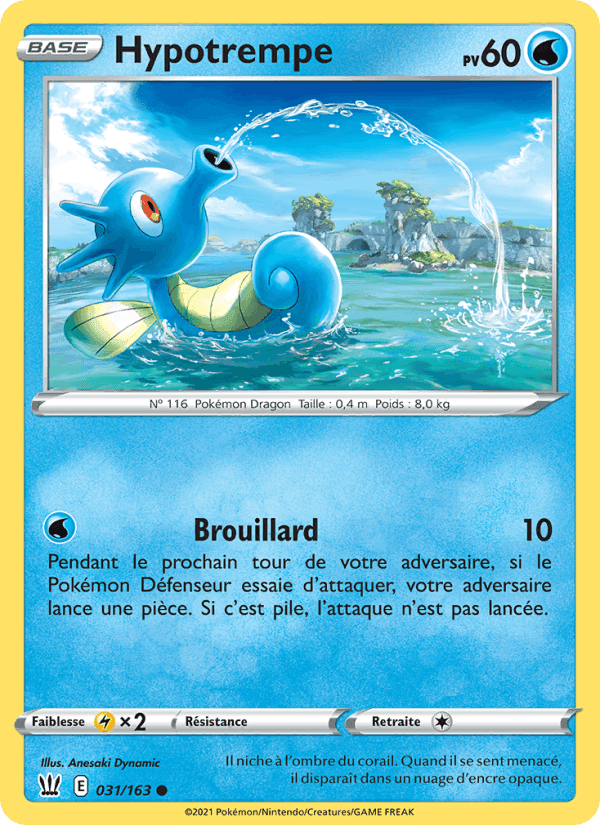 Hypotrempe, carte 31 de Styles de combat