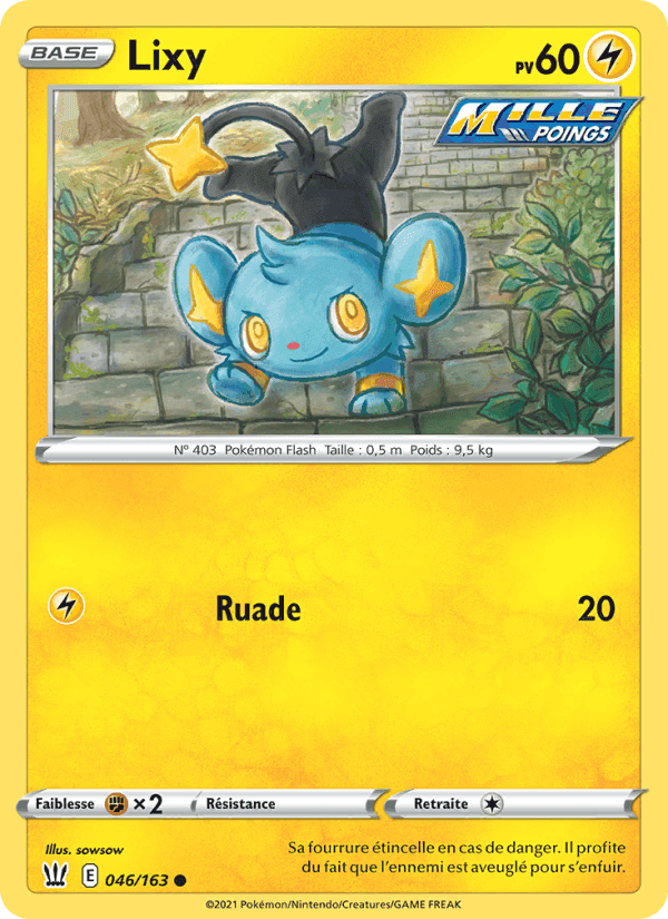 Lixy, carta 46 di Styles de combat