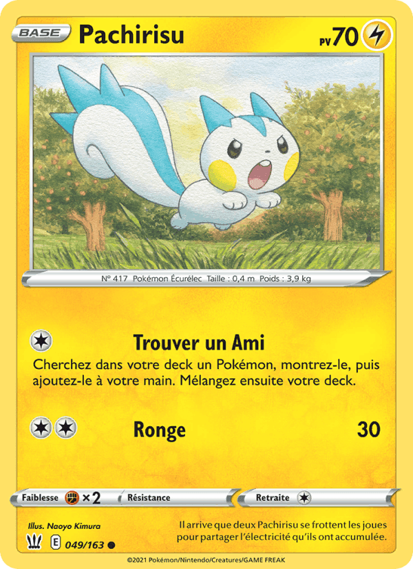 Pachirisu, carta 49 di Styles de combat