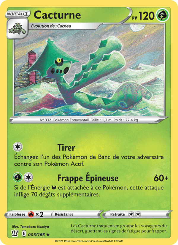 Cacturne, carte 5 de Styles de combat
