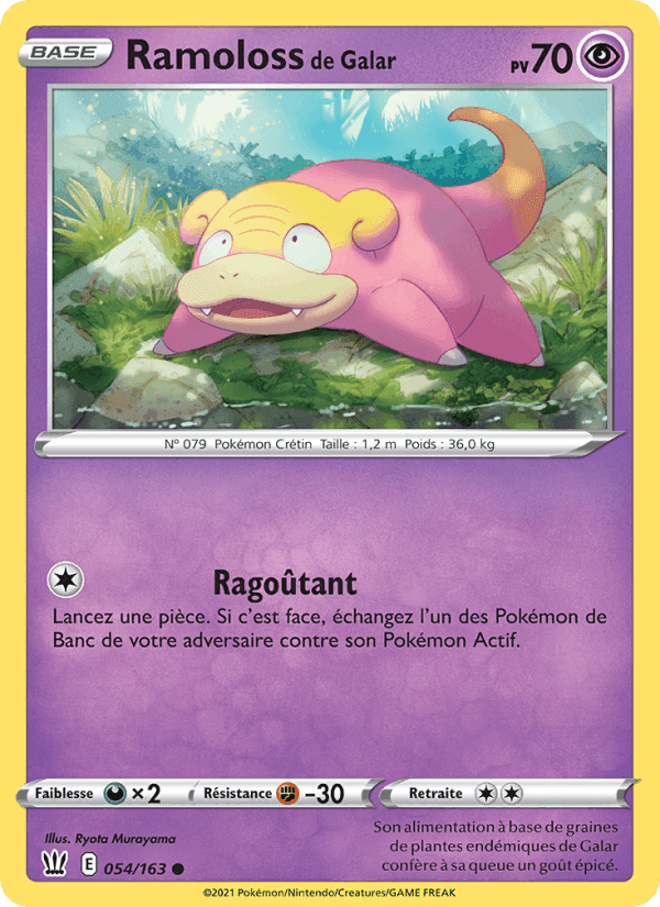 Ramoloss de Galar, carte 54 de Styles de combat