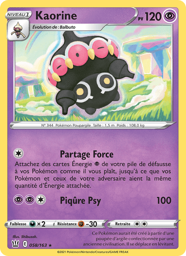 Kaorine, card 58 from Styles de combat