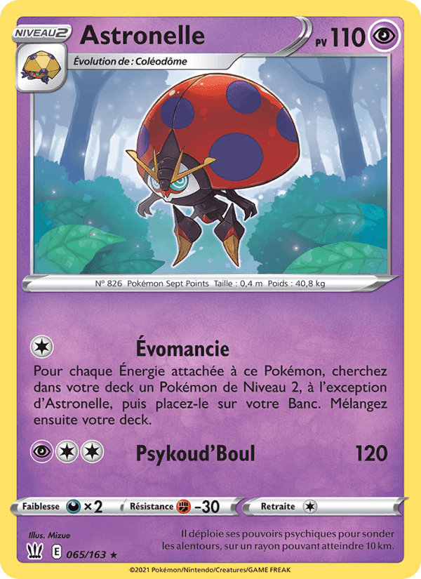 Astronelle, carte 65 de Styles de combat