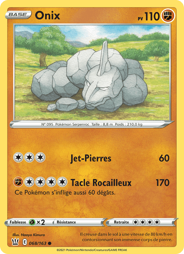 Onix, carte 68 de Styles de combat