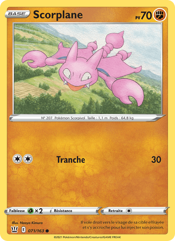 Scorplane, card 71 from Styles de combat