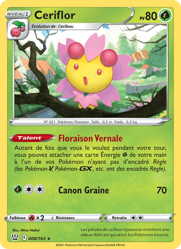 Ceriflor, carte 8 de Styles de combat