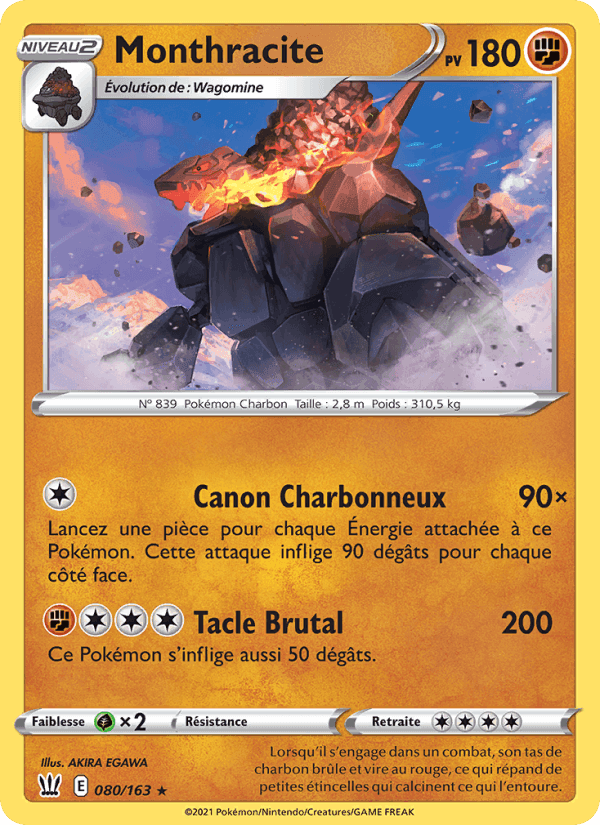 Monthracite, carte 80 de Styles de combat