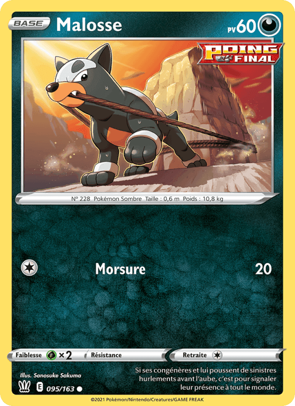Malosse, carte 95 de Styles de combat