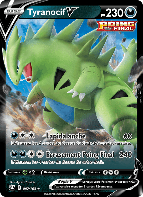 Tyranocif V, carte 97 de Styles de combat