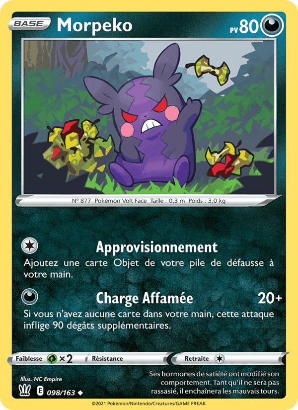 Morpeko, carte 98 de Styles de combat