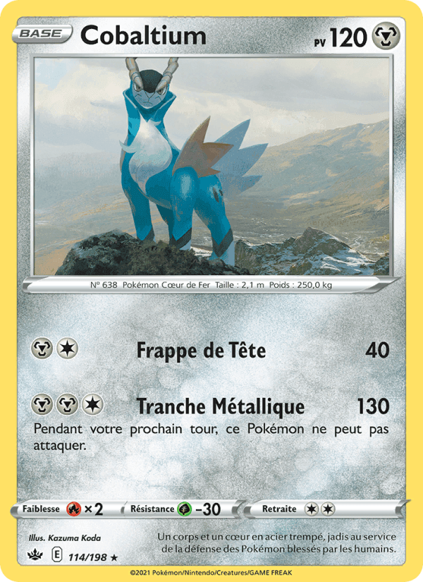 Cobaltium, card 114 from Règne de Glace