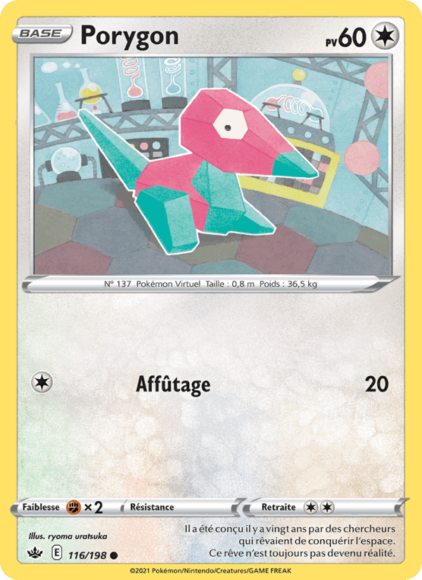 Porygon, carte 116 de Règne de Glace