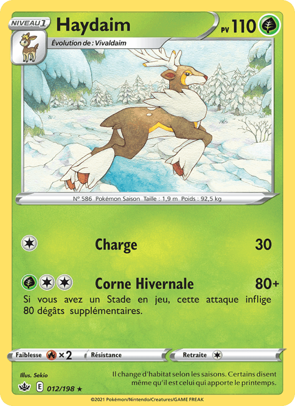 Haydaim, carta 12 di Règne de Glace