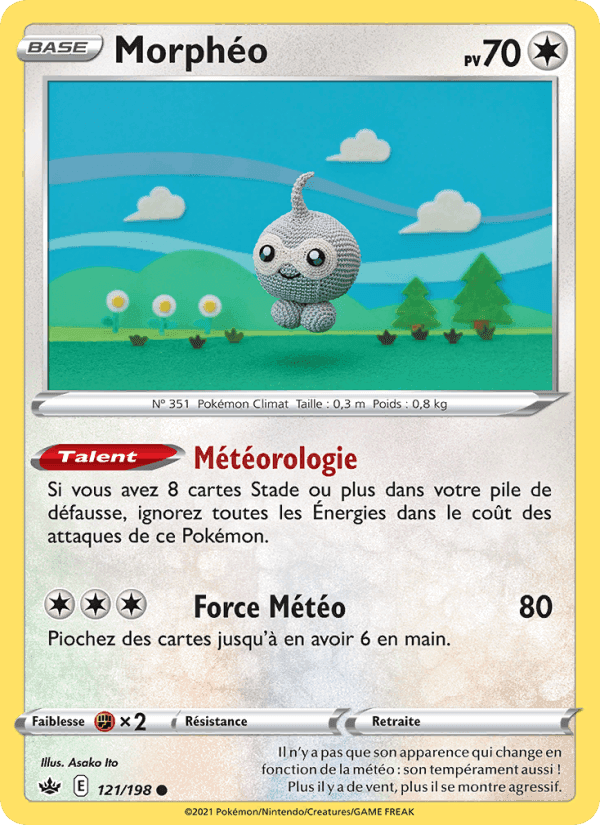 Morphéo, carte 121 de Règne de Glace
