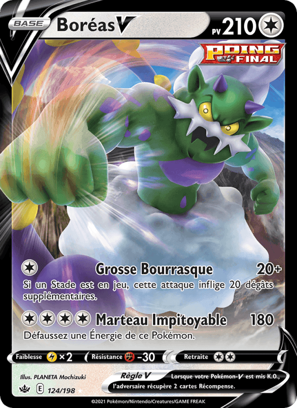 Boréas V, card 124 from Règne de Glace