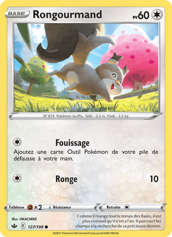 Rongourmand, carte 127 de Règne de Glace