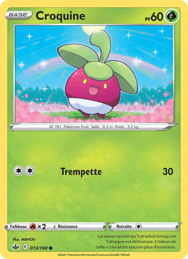 Croquine, carta 13 di Règne de Glace