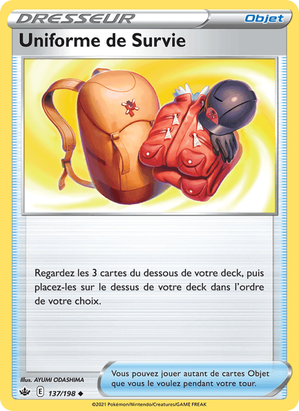 Uniforme de Survie, carte 137 de Règne de Glace