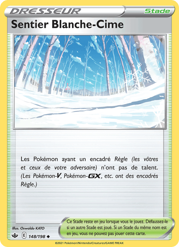 Sentier Blanche-Cime, carta 148 di Règne de Glace