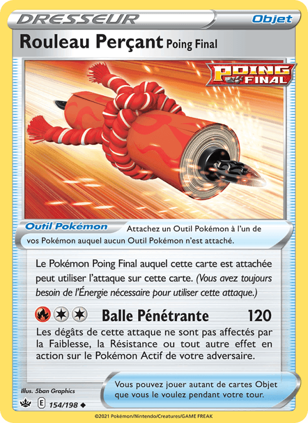 Rouleau Perçant Poing Final, carte 154 de Règne de Glace