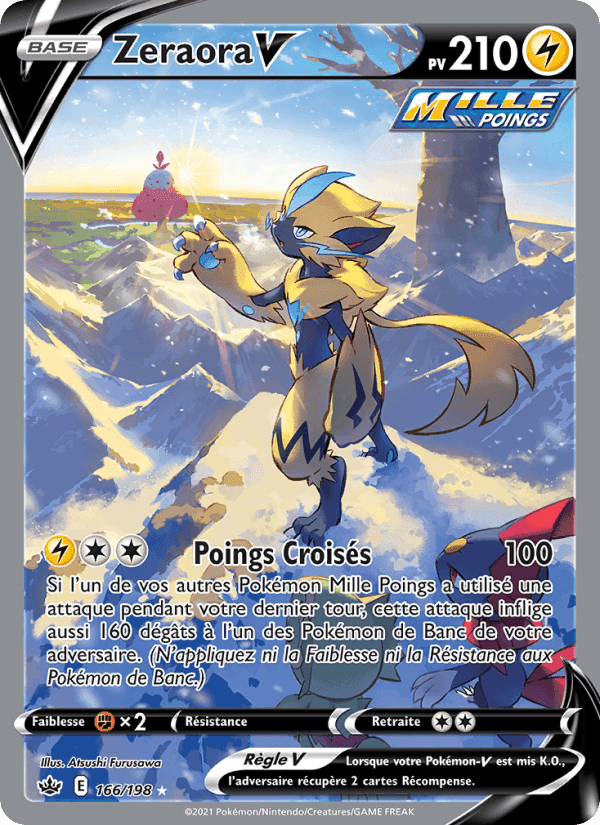 Zeraora V, carte 166 de Règne de Glace