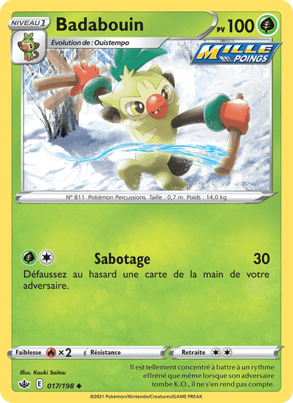 Badabouin, card 17 from Règne de Glace