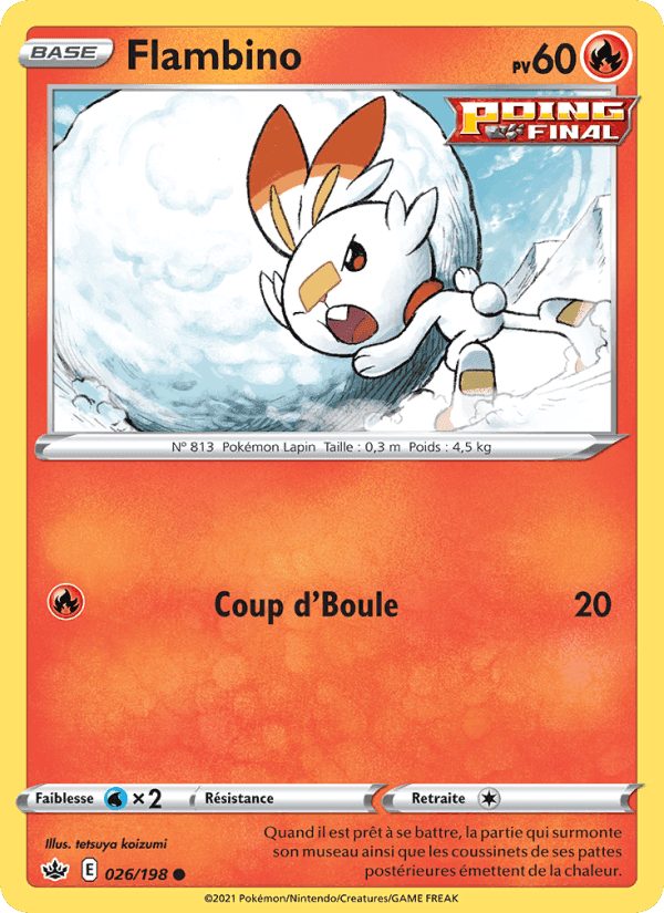 Flambino, carte 26 de Règne de Glace
