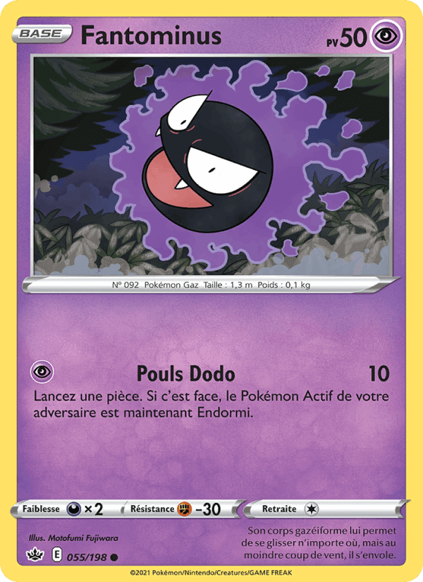 Fantominus, carta 55 di Règne de Glace