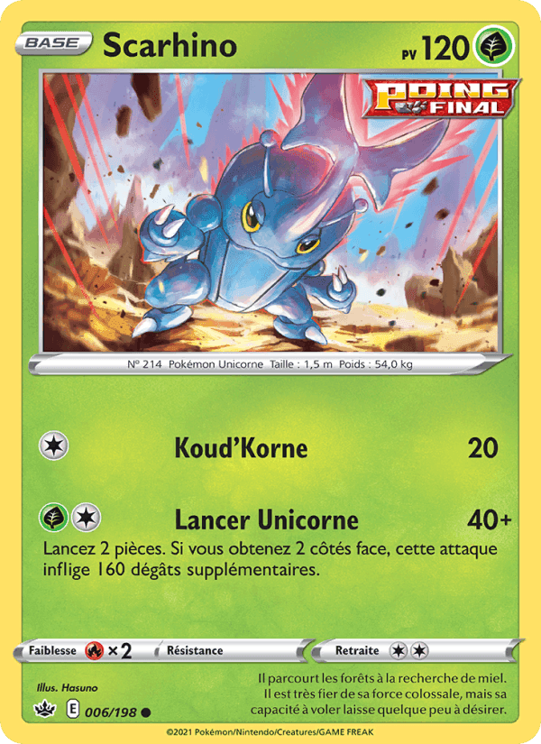 Scarhino, carta 6 di Règne de Glace