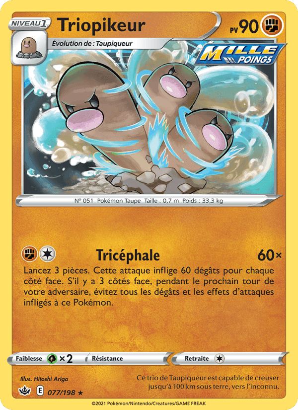Triopikeur, carte 77 de Règne de Glace
