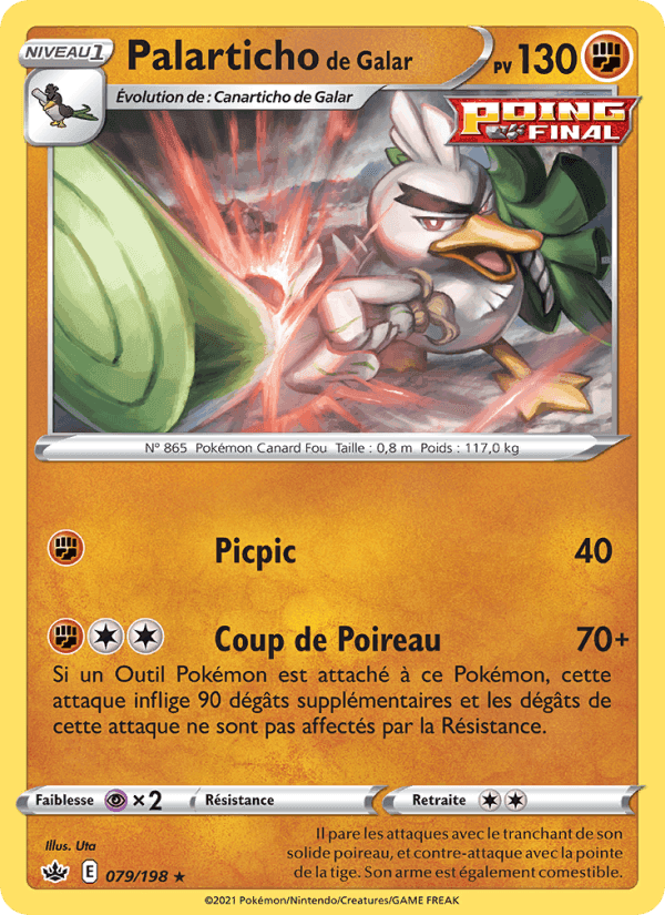 Palarticho de Galar, carta 79 de Règne de Glace