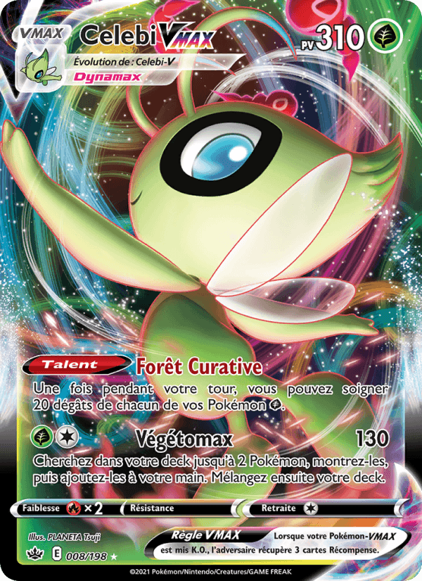 Celebi VMAX, carta 8 di Règne de Glace