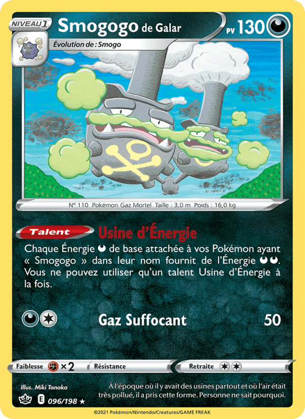 Smogogo de Galar, card 96 from Règne de Glace