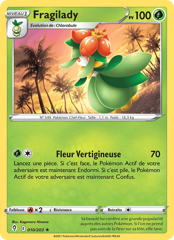 Fragilady, card 10 from Évolution Céleste