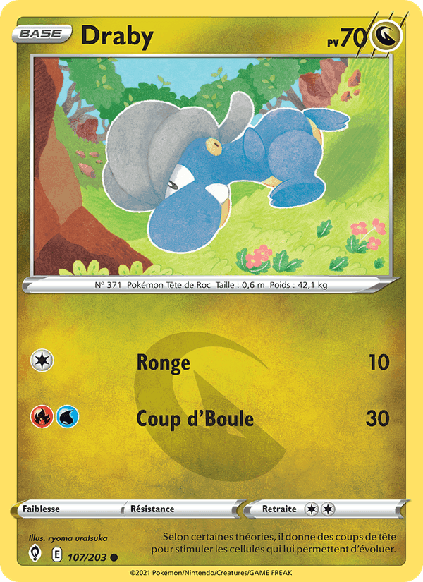 Draby, carte 107 de Évolution Céleste