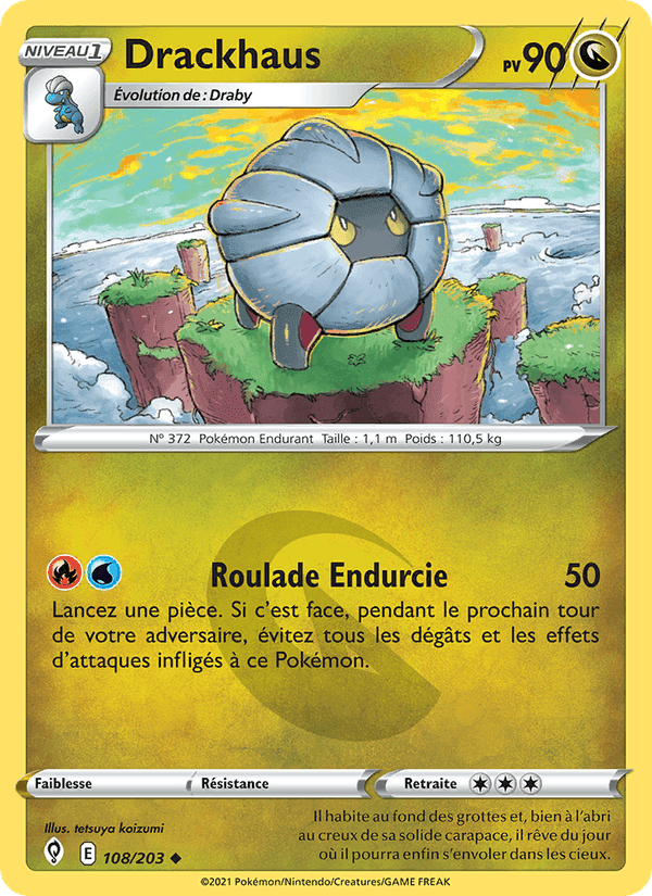 Drackhaus, carte 108 de Évolution Céleste