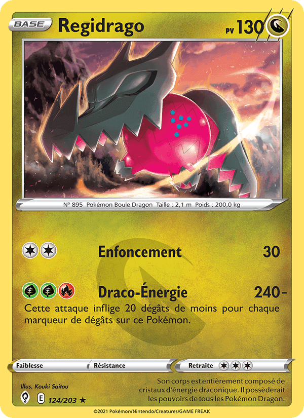 Regidrago, carta 124 di Évolution Céleste