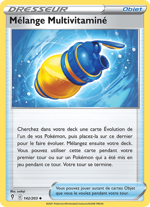 Mélange Multivitaminé, carte 142 de Évolution Céleste