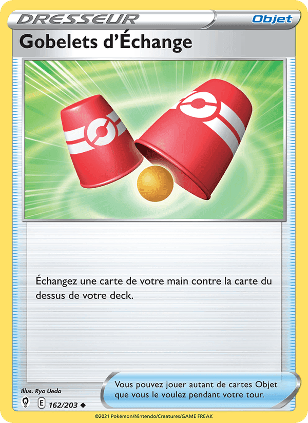 Gobelets d'Échange, carte 162 de Évolution Céleste