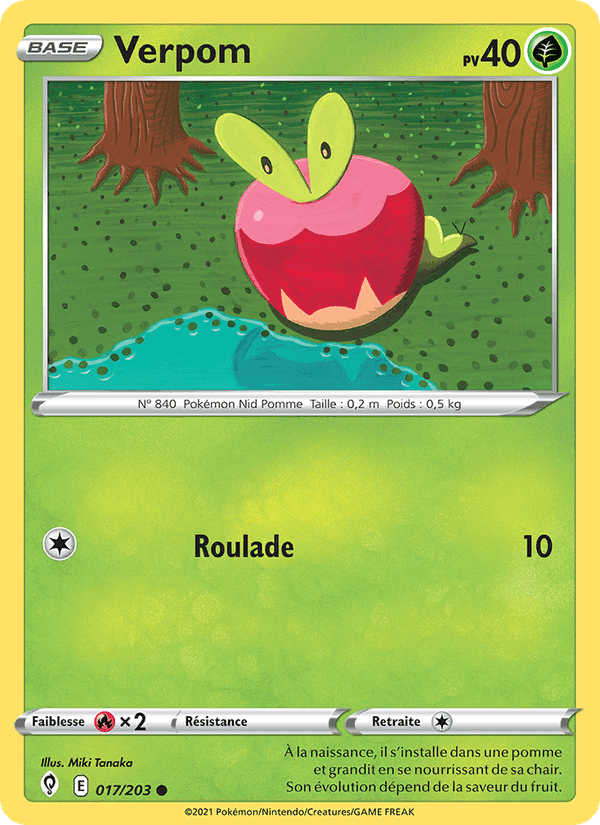 Verpom, card 17 from Évolution Céleste