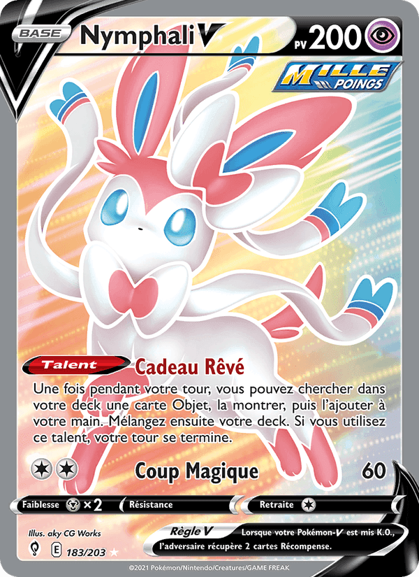 Nymphali V, card 183 from Évolution Céleste